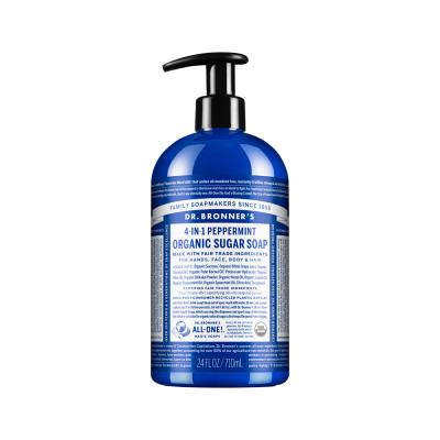 Dr. Bronner's Organic Sugar Soap 4-in-1 Peppermint (Pump) 710ml